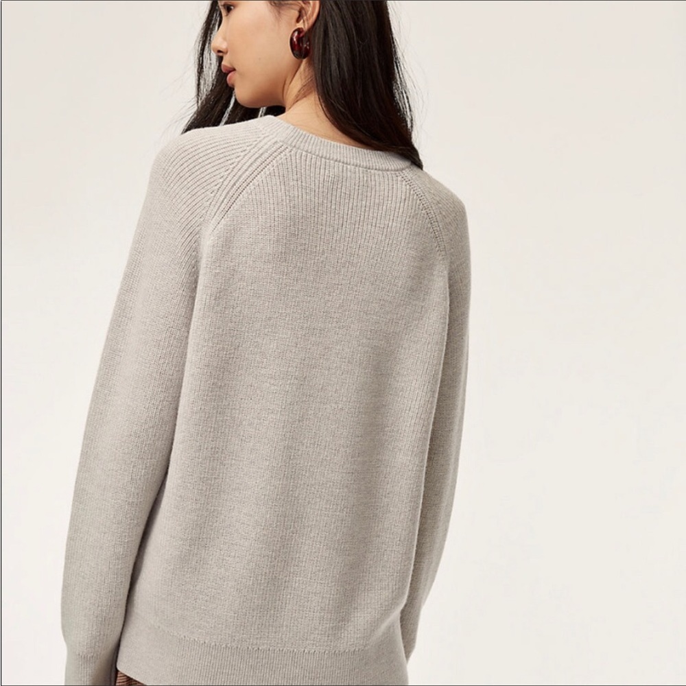 Aritzia Wilfred Constance Sweater- Gray- Size S - Picture 2 of 9